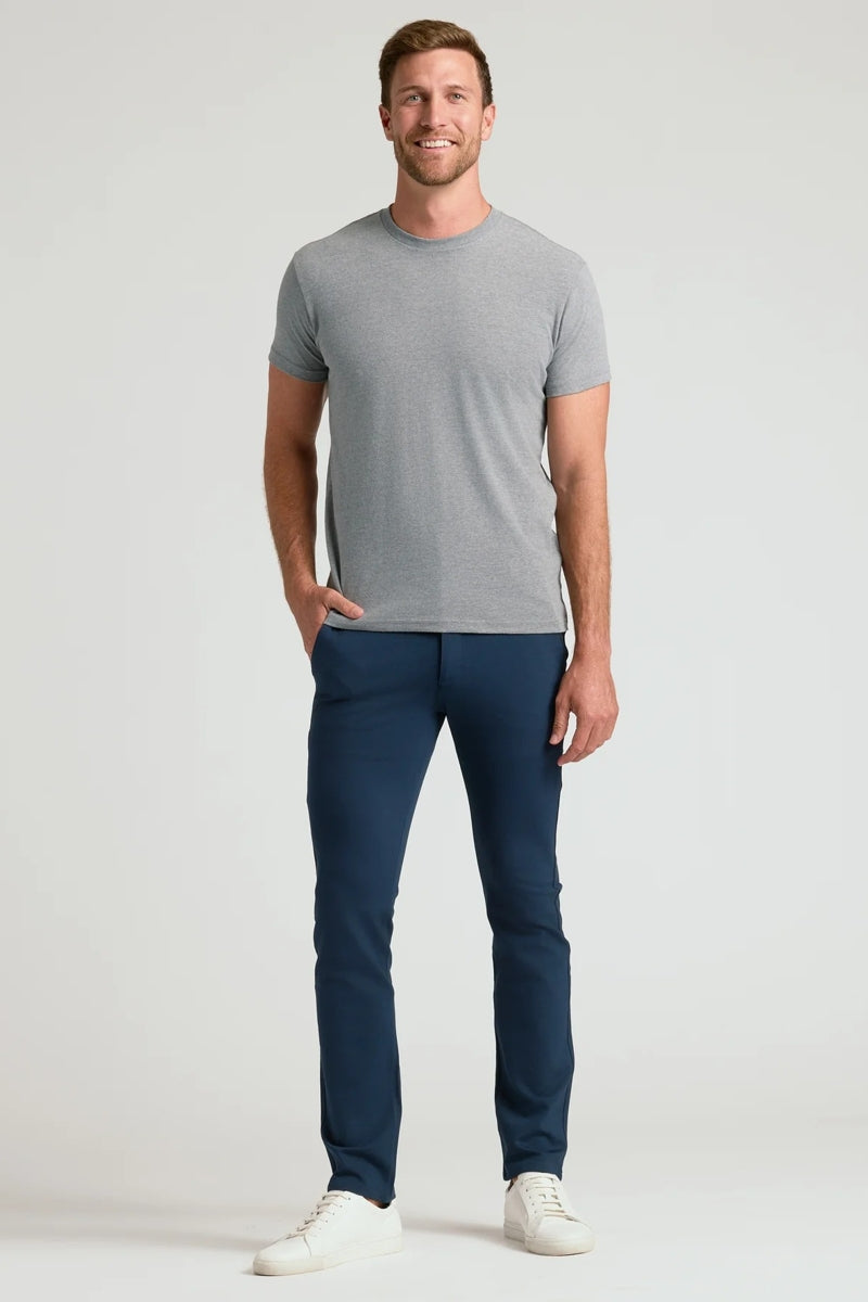 Wholesale,True Classic, True Classic Navy Ultra Stretch Knit Chino Pants, Blue, 32W-32L-Tag32