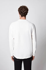 Projek Raw White Long Sleeve Henley