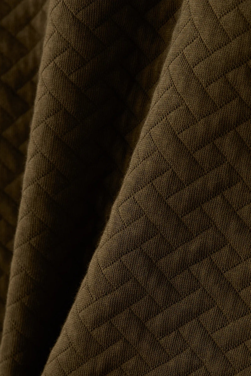 Wholesale,Rhone, Rhone Olive Quilted Cotton Pullover with Ventilation, Green, Medium-44-TagMSmall-40-TagSLarge-47-TagLExtra Large-50-TagXL