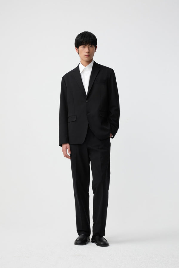 FYNE Black Four-way Stretch Performance Blazer