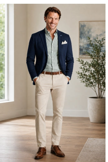 Direct From Brand,R2 Amsterdam, R2 Amsterdam Navy Knitted Stretch Blazer, Blue, Extra Small-38-Tag46Small-40-Tag48Medium-42-Tag50Large-44-Tag52Extra Large-46-Tag54