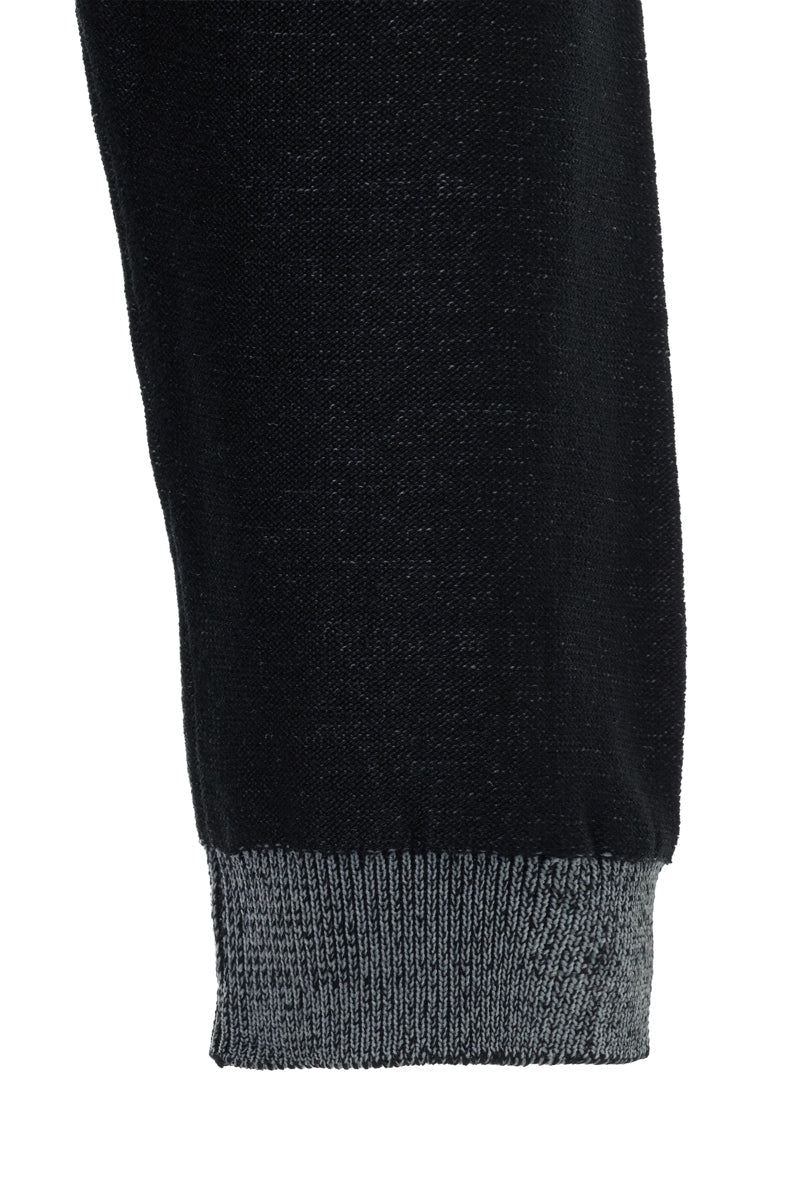 Wholesale,American Heritage, American Heritage Black Textured Crewneck Sweater, Black, Small-40-TagSExtra Extra Large-48-TagXXL