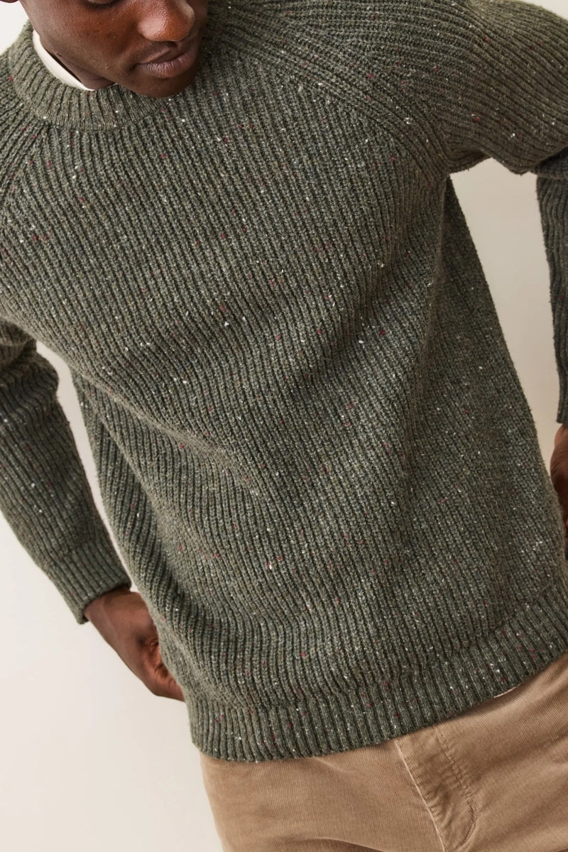 Wholesale,Marine Layer, Marine Layer GreenTextured Merino Wool Blend Sweater, Green, Extra Large-48-TagXL