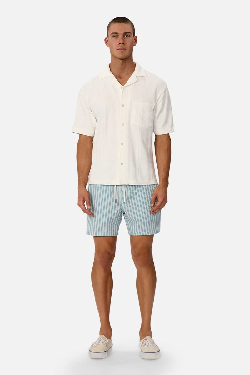 Wholesale,INDUSTRIE AUSTRALIA, INDUSTRIE AUSTRALIA Off White Textured Knitted Shirt, White, Large-46-TagL