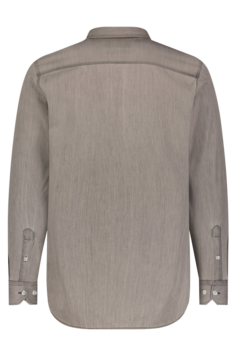 Wholesale,American Heritage, American Heritage Ash Grey Tencel Shirt, Grey, Medium-44-TagM