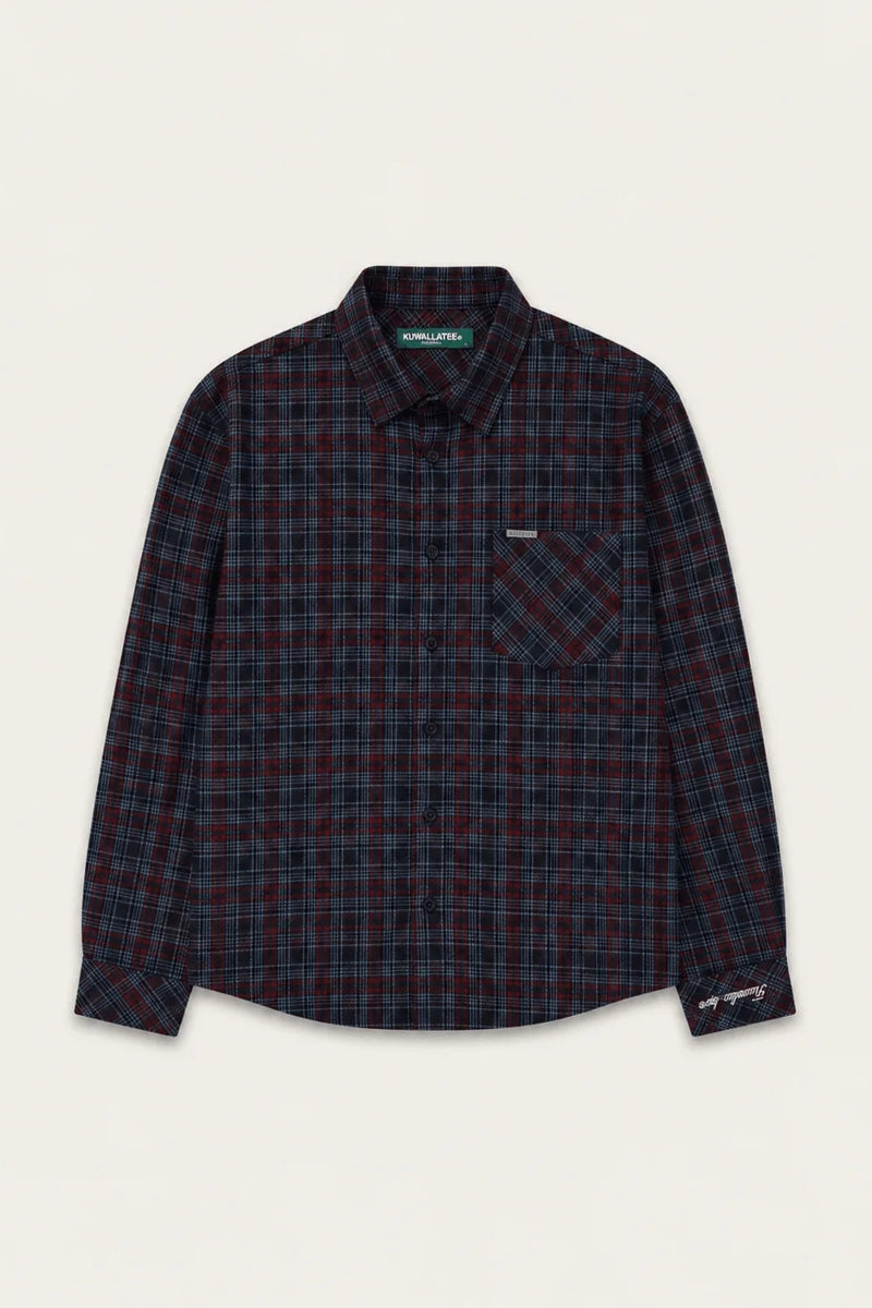 Wholesale,Kuwalla Tee, Kuwalla Tee Navy Plannel Wool Blend Overshirt, Blue, Small-42-TagSMedium-44-TagMLarge-46-TagLExtra Large-49-TagXLExtra Extra Large-51-TagXXL