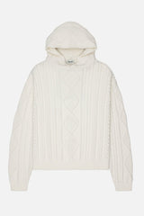 Kuwalla Light Cream Cable Hoodie