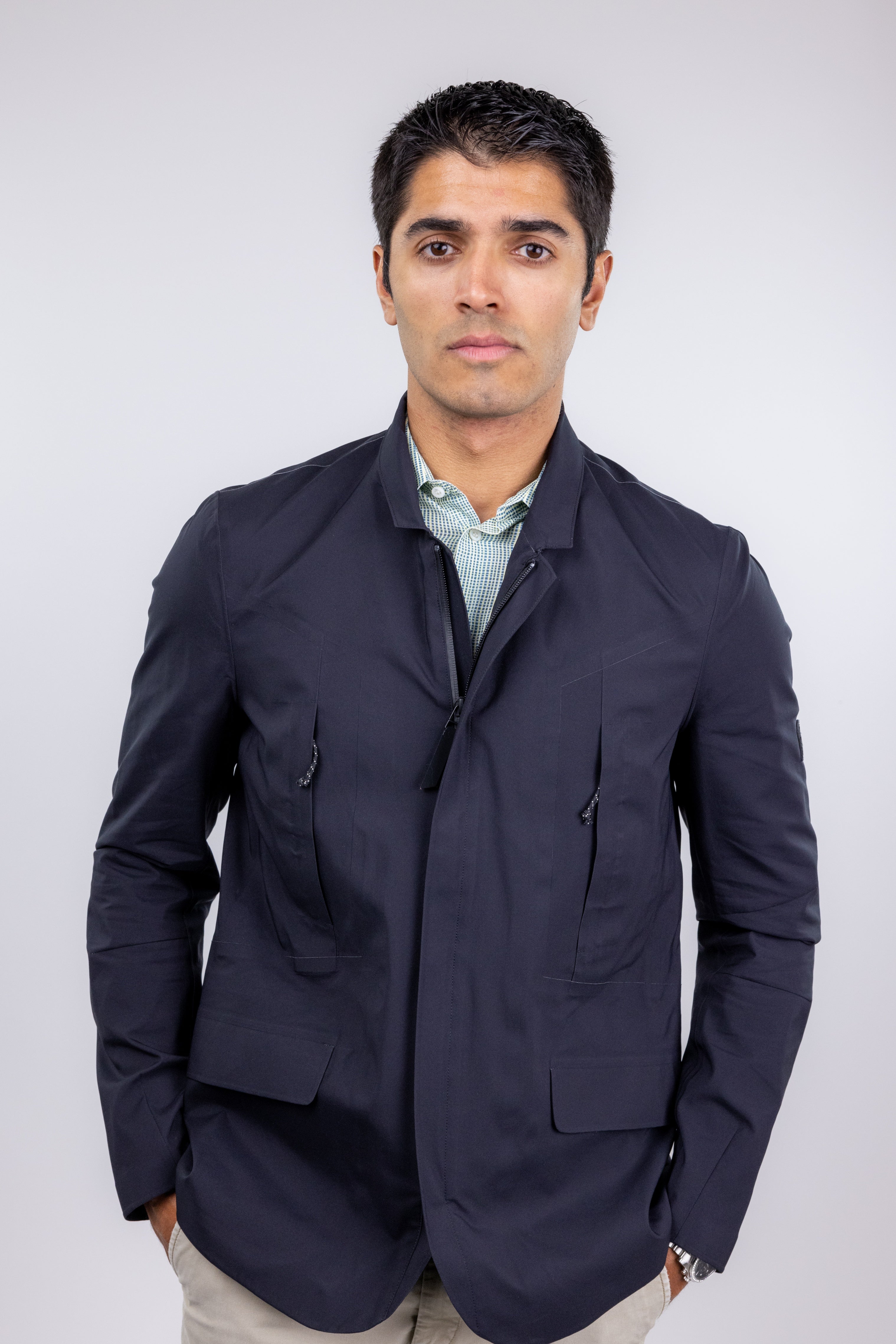 The RealReal,Isaora, Isaora Black Nylon Utility Jacket, Black, Small-41-TagS