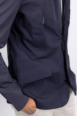 Isaora Black Nylon Utility Jacket