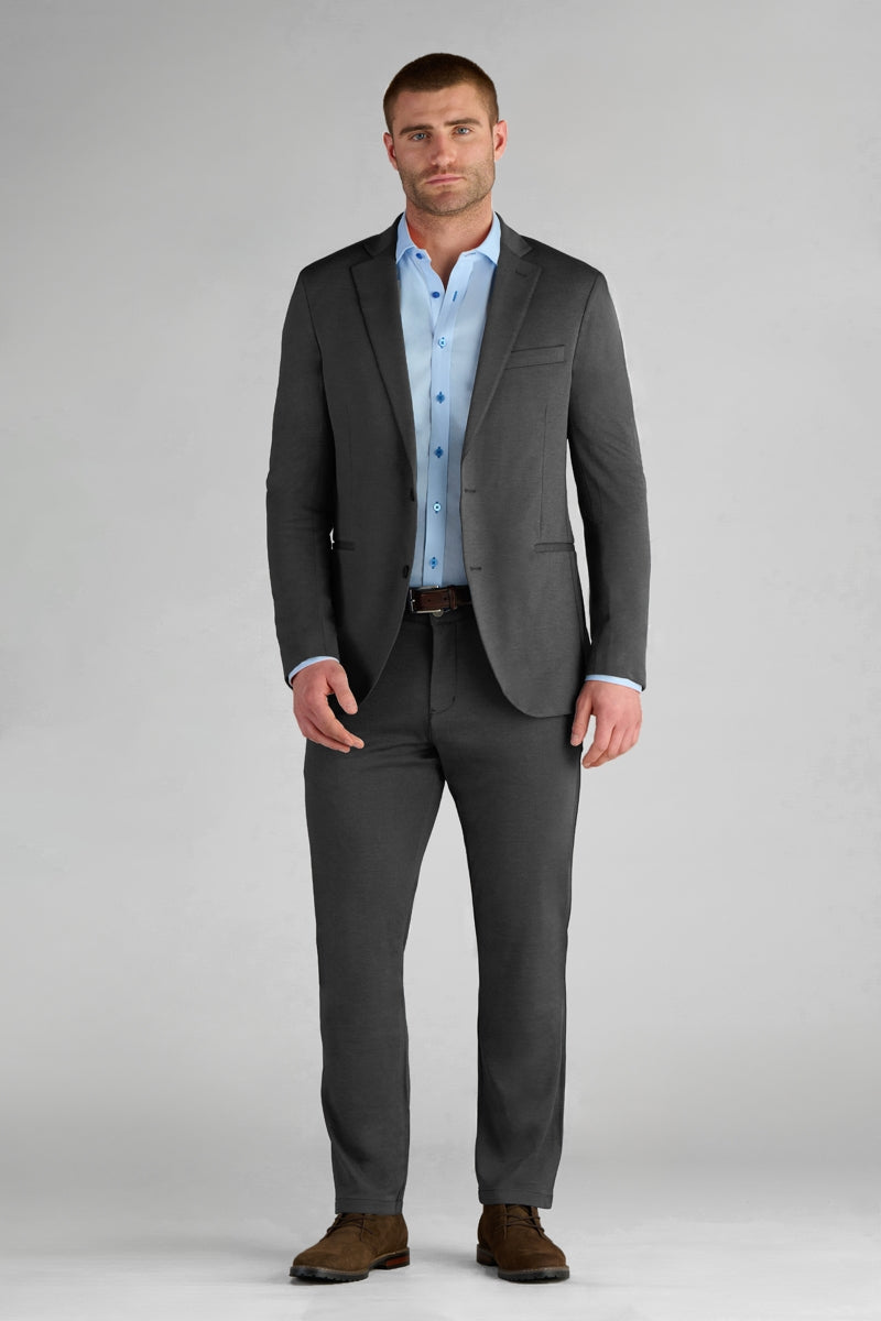 Wholesale,Twillory, Twillory Charcoal Japanese Stretch Performance Blazer, Grey, Medium-40-Tag40