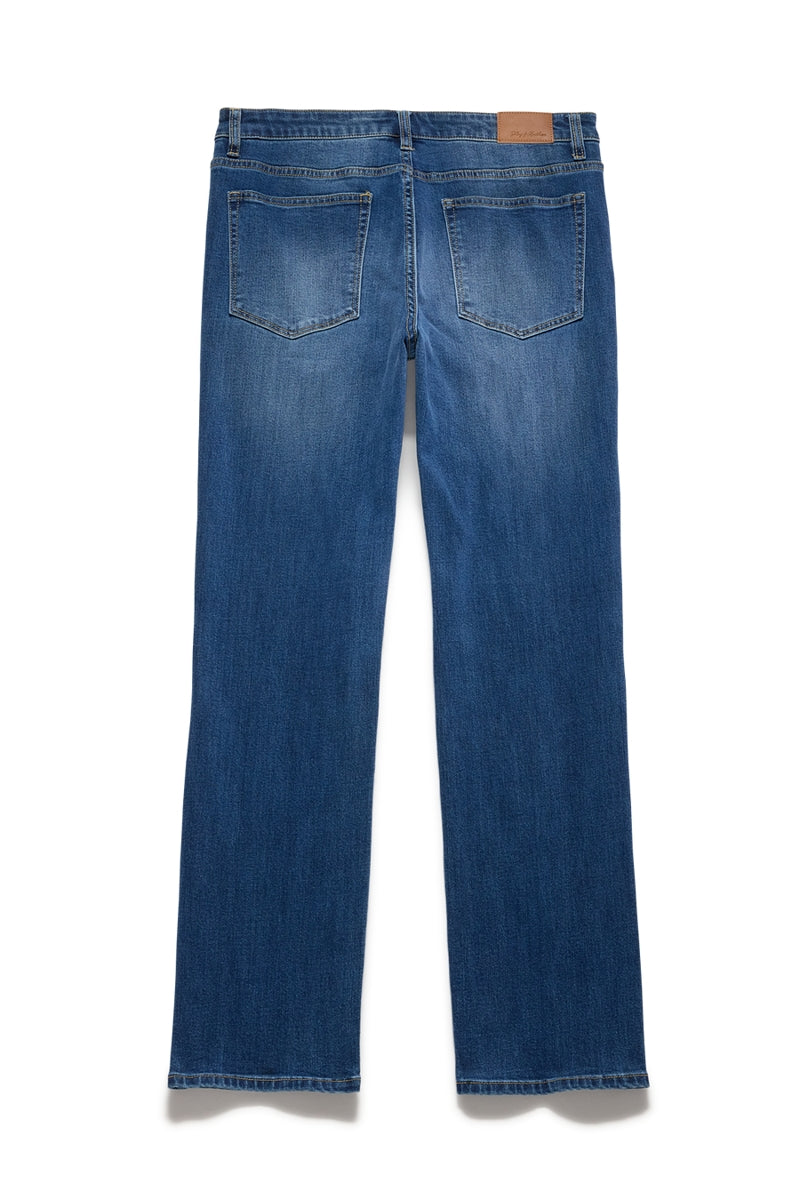 Wholesale,Flag & Anthem, Flag & Anthem Blue Highland Wash Nashville Straight Cooling Jeans, Blue, 34W-30L-Tag34