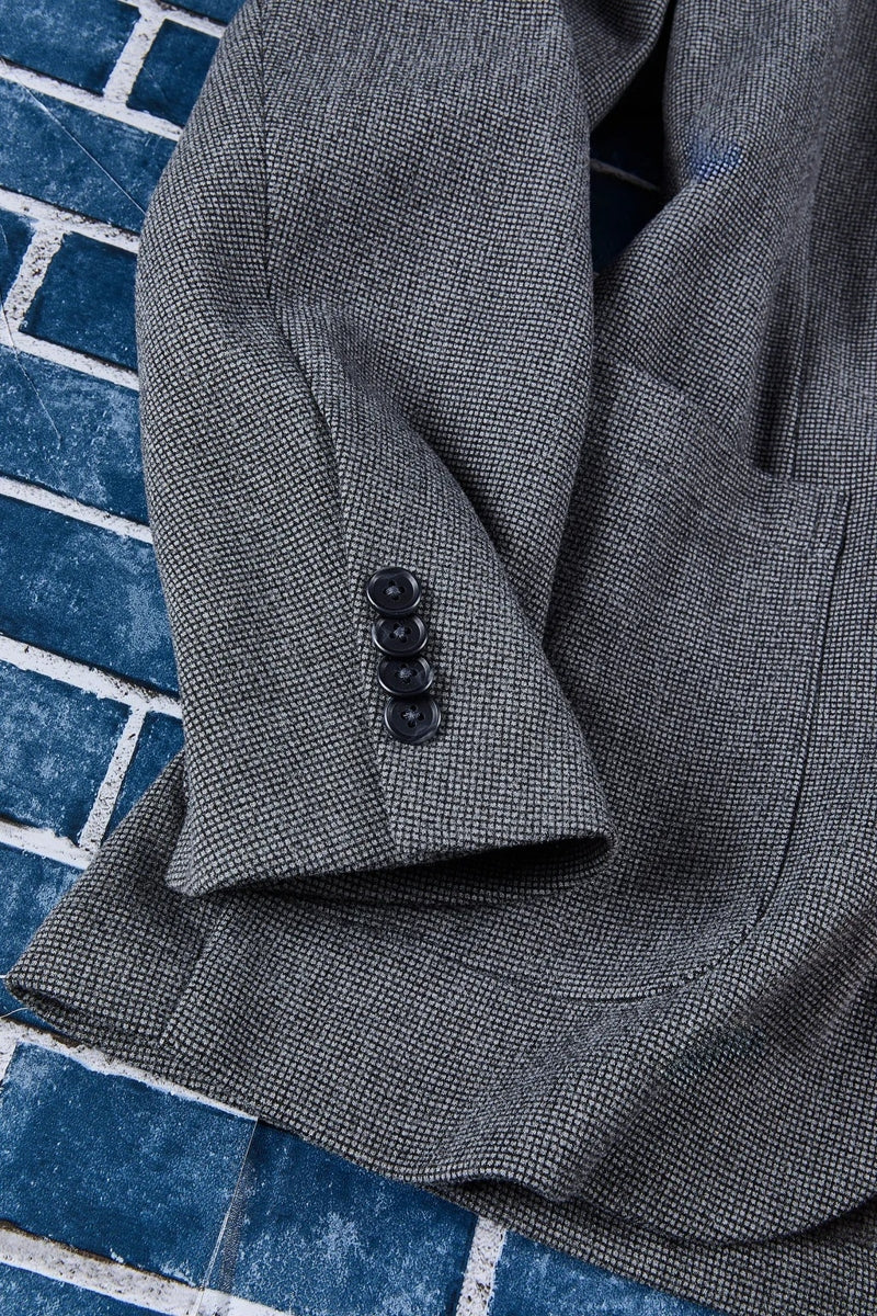Wholesale,Nicoby Age of Wisdom, Nicoby Age of Wisdom Grey Removable Hoodie Knit Blazer, Grey, Large-46-TagL