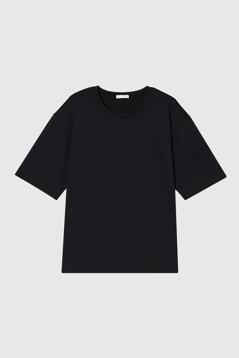 Direct From Brand,FYNE, FYNE Black Moisture Absorption T-Shirt, Black, Large-45-TagL