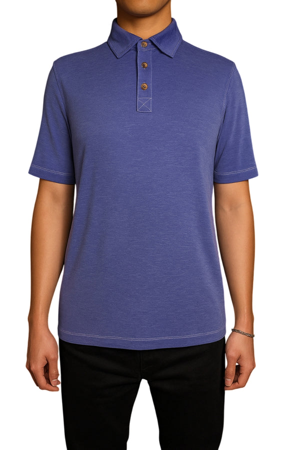 Nicoby Age of Wisdom Grape Slub Polynosic Polo