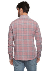 Flag & Anthem Red/Grey Plaid Vintage Soft Shirt