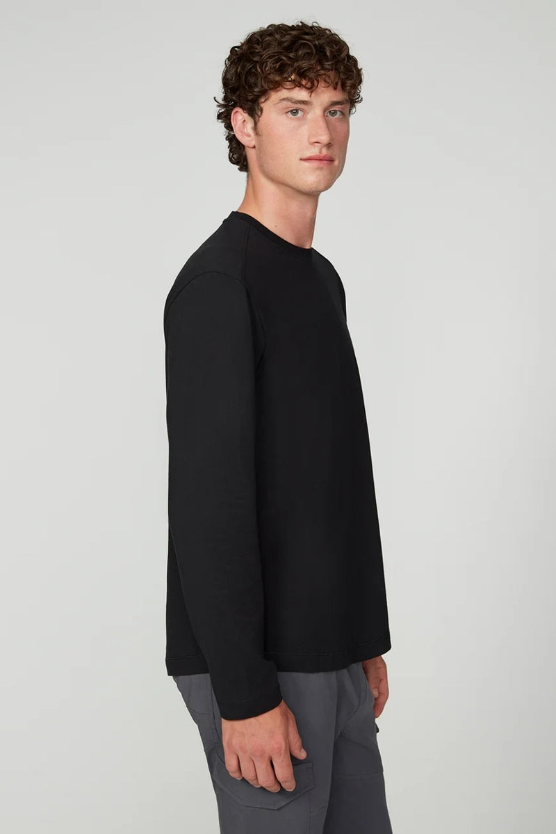 Wholesale,Projek Raw, Projek Raw Black Noir Knit Crew Neck T-Shirt, Black, Small-42-TagSMedium-44-TagMLarge-47-TagLExtra Large-50-TagXLExtra Extra Large-53-TagXXL