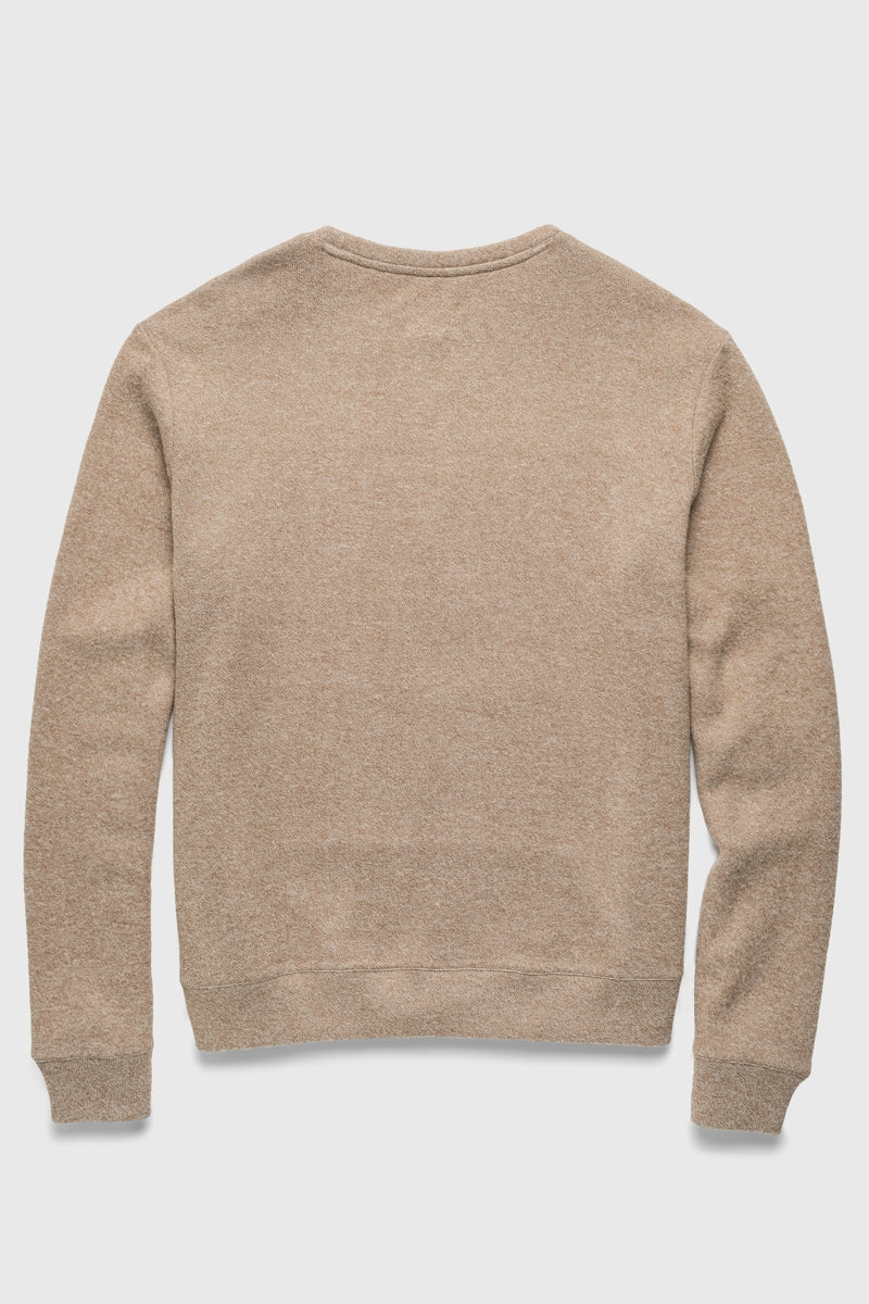 Wholesale,Surfside Supply, Surfside Supply Camel Heather Cashmist Soft Crewneck, Tan, Large-47-TagL