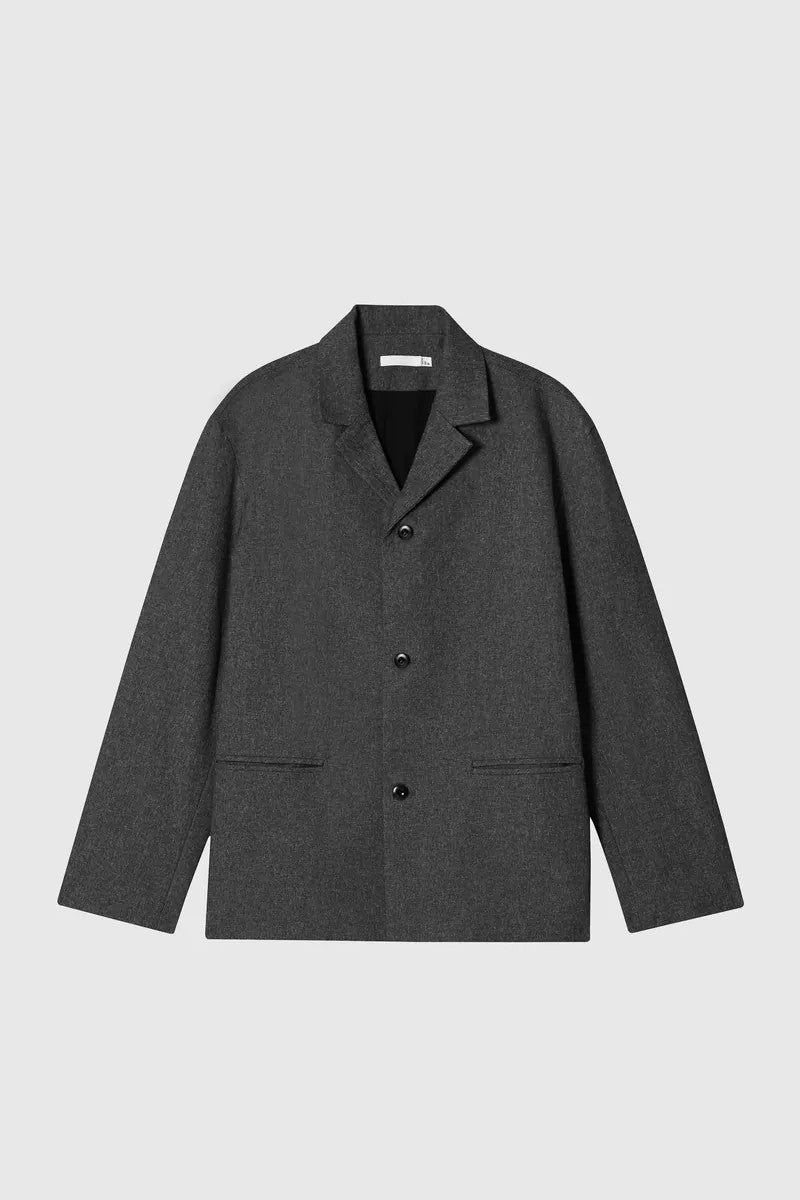 Direct From Brand,FYNE, FYNE Dark Grey Water-Repellent Casual Blazer, Grey, Extra Large-49-TagXL