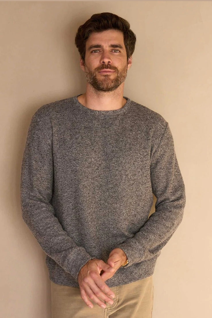 Wholesale,Surfside Supply, Surfside Supply Charcoal Heather Cashmist Soft Crewneck, Grey, Medium-45-TagMLarge-47-TagLExtra Large-49-TagXLSmall-43-TagS