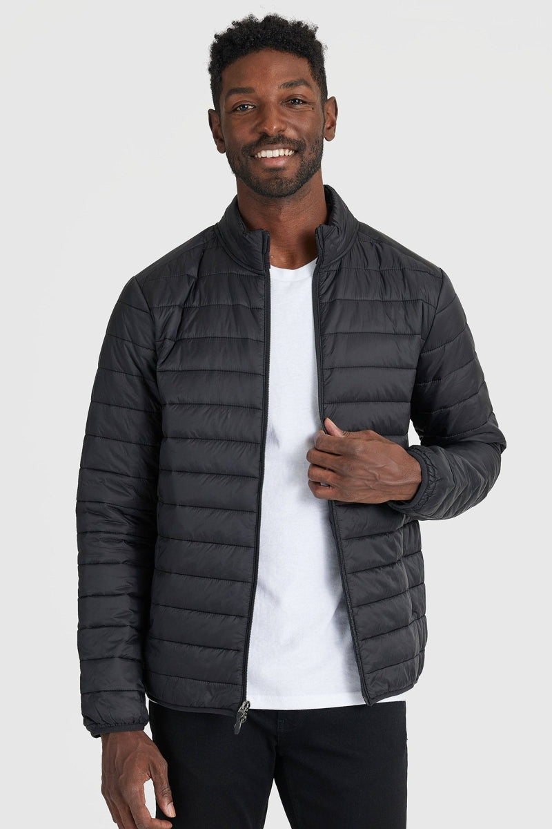 Faire,True Classic, True Classic Black Puffer Jacket, Black, Medium-44-TagM