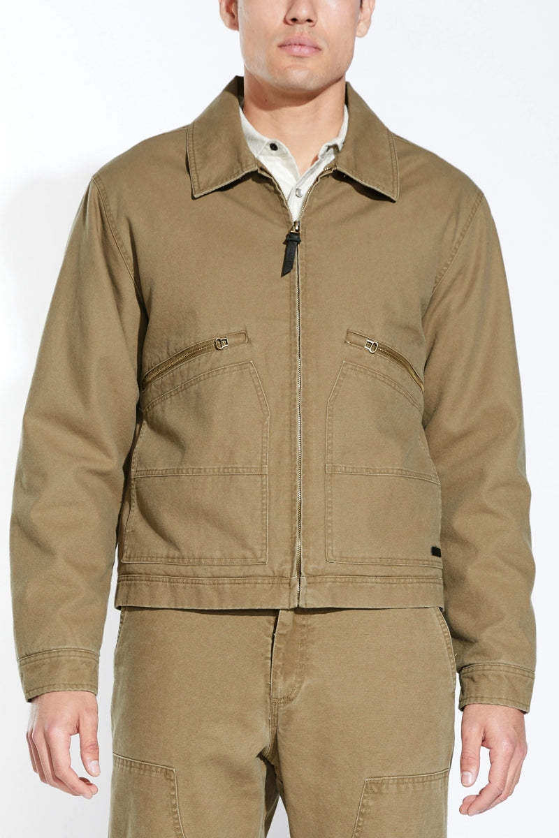 Wholesale,Civil Society, Civil Society Tan Cropped Zip Jacket, Tan, Large-50-TagL