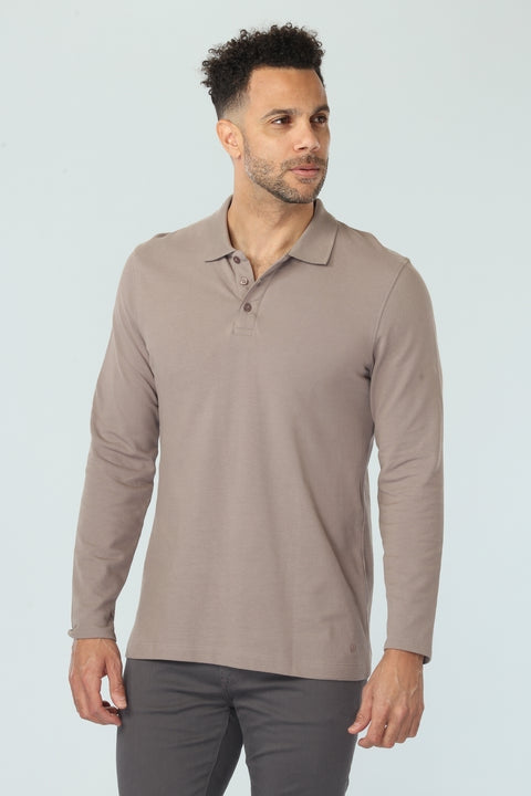 Vustra Brown Organic Cotton Polo