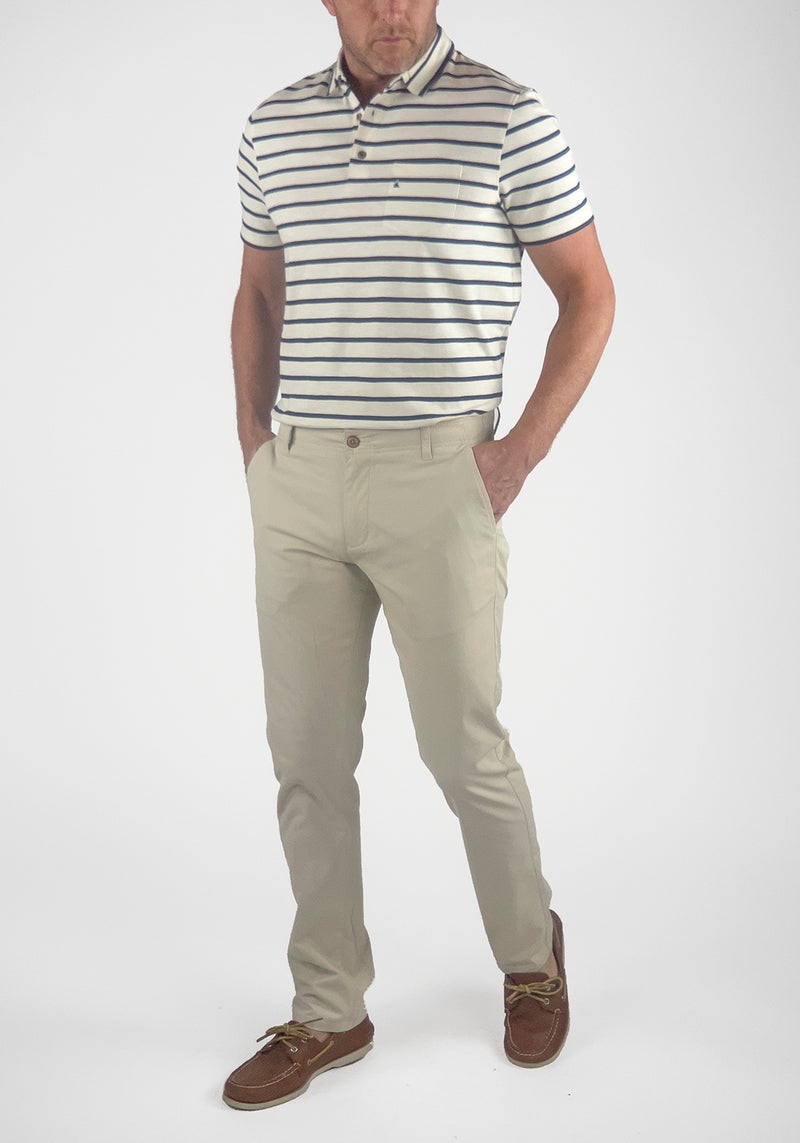 Brand Partner,Tailor Vintage, Tailor Vintage Stone Airotec Slim Fit Cotton/Nylon Chino Pant, Tan, 34W-32L-Tag3438W-32L-Tag3836W-32L-Tag36