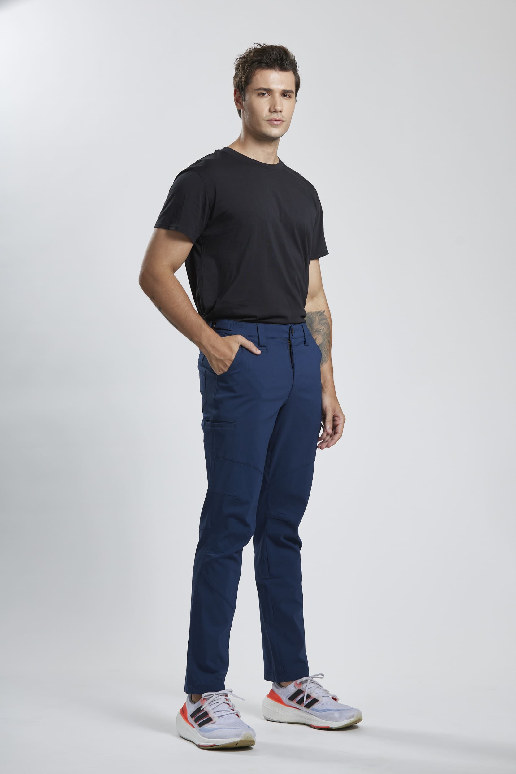Brand Partner,PROFI, PROFI Midnight Blue  All-Purpose Multi-Pocket UV-resistant Functional Pants, Blue, 32W-31L-Tag32