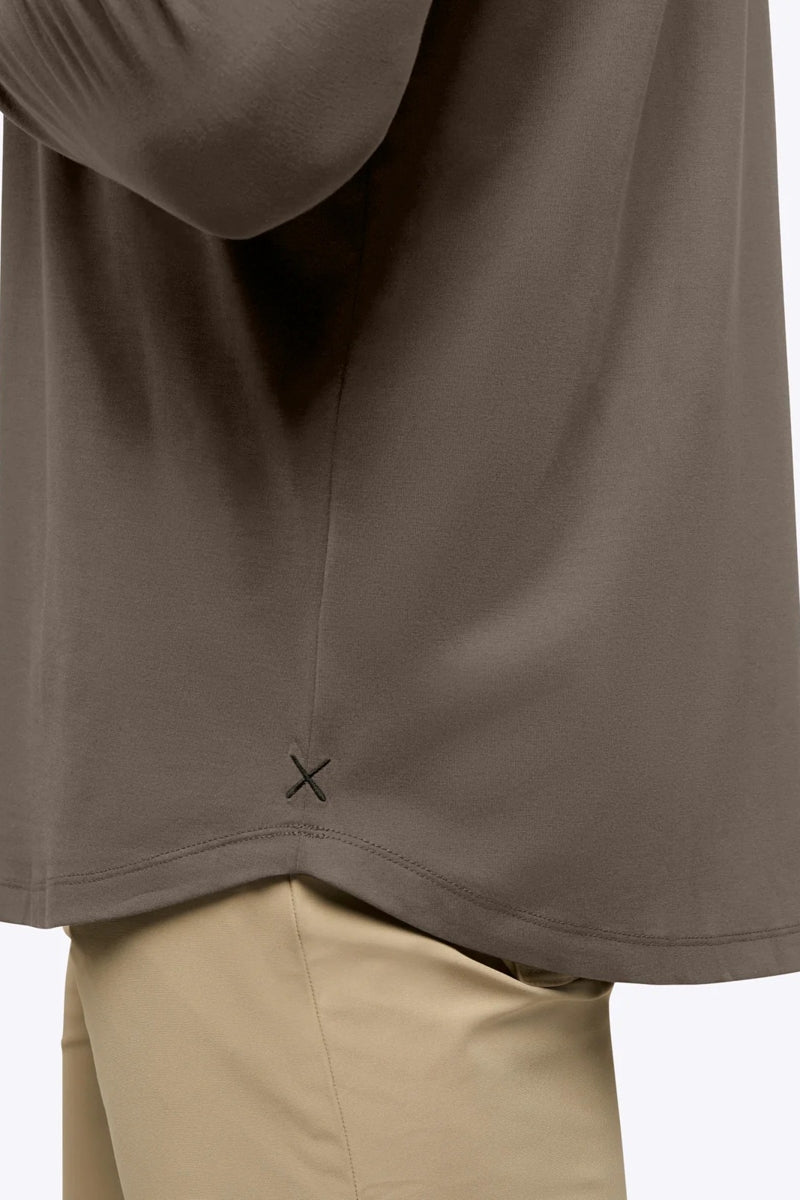 Wholesale,CUTS, CUTS Dark Olive Curve-Hem Buttery Soft Tee, Green, Extra Extra Large-47-TagXXL