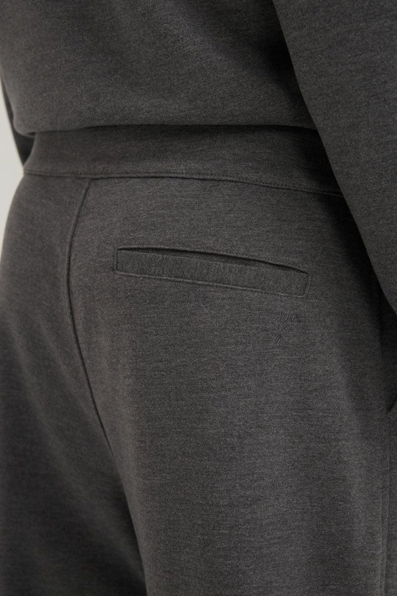 Direct From Brand,FYNE, FYNE Grey Temperature Control Pleated Sweatpants, Grey, 32W-30L-TagM34W-30L-TagL36W-30L-TagXL