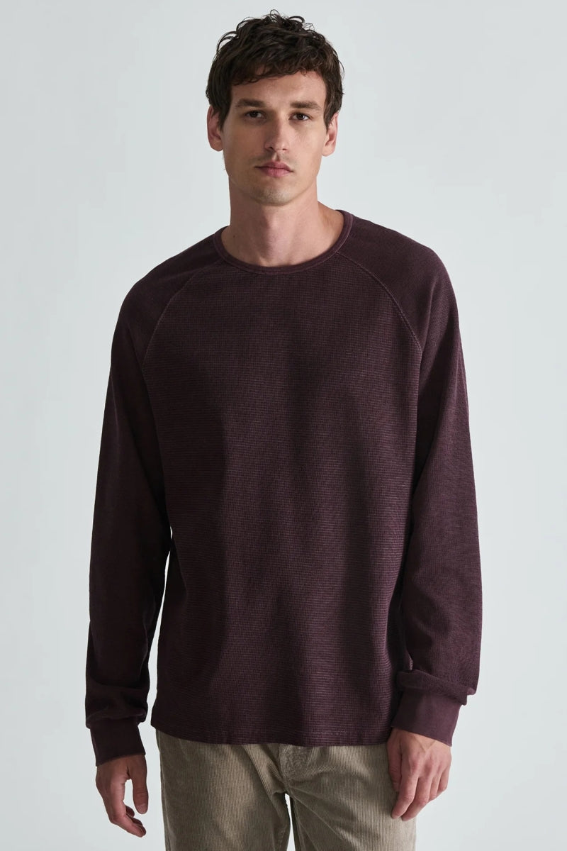 Wholesale,Mavi, Mavi Plum Interlock Raglan Garment Dyed T-Shirt, Purple, Small-42-TagSMedium-44-TagMLarge-46-TagLExtra Large-48-TagXLExtra Extra Large-51-TagXXL