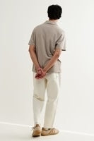 Wholesale,Wax London, Wax London Clay Textured Organic Cotton Polo, Brown, Medium-43-TagMLarge-45-TagLExtra Large-47-TagXL