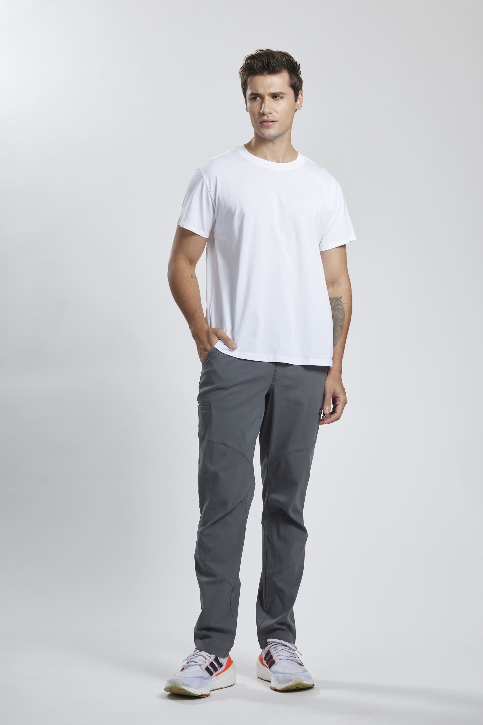 Direct From Brand,PROFI, PROFI Galactic Grey All-Purpose Multi-Pocket UV-resistant Functional Pants, Grey, 34W-30L-Tag34