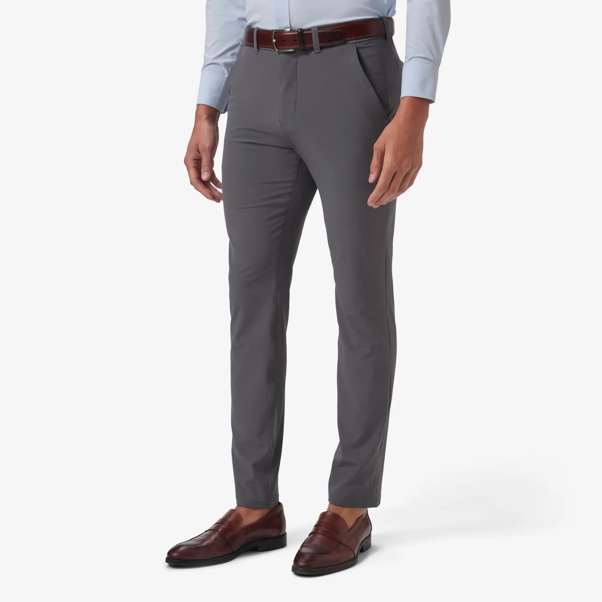 Wholesale,Mizzen + Main, Mizzen + Main Charcoal Helmsman Four-way Stretch Chino Pant, Grey, 38W-32L-Tag38