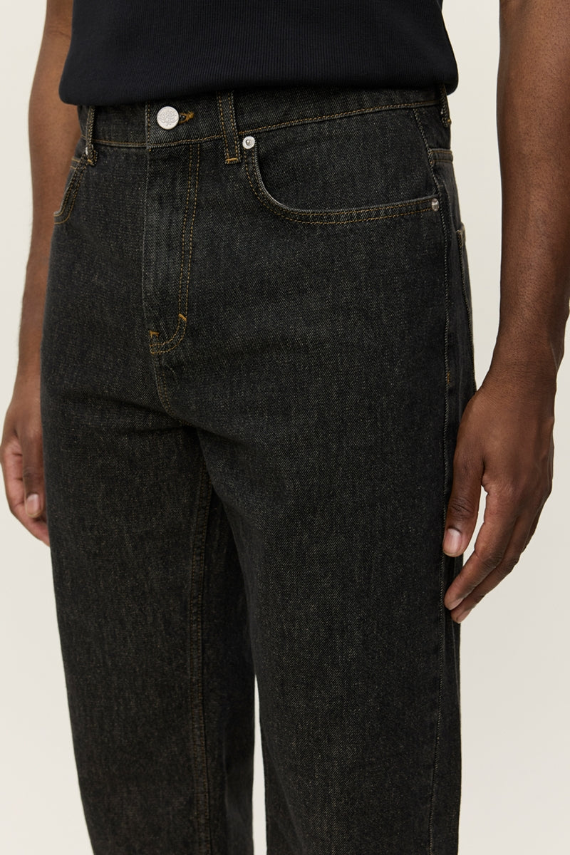 Wholesale,Les Deux, Les Deux Black 2-Tone Denim Jeans, Black, 31W-32L-Tag31