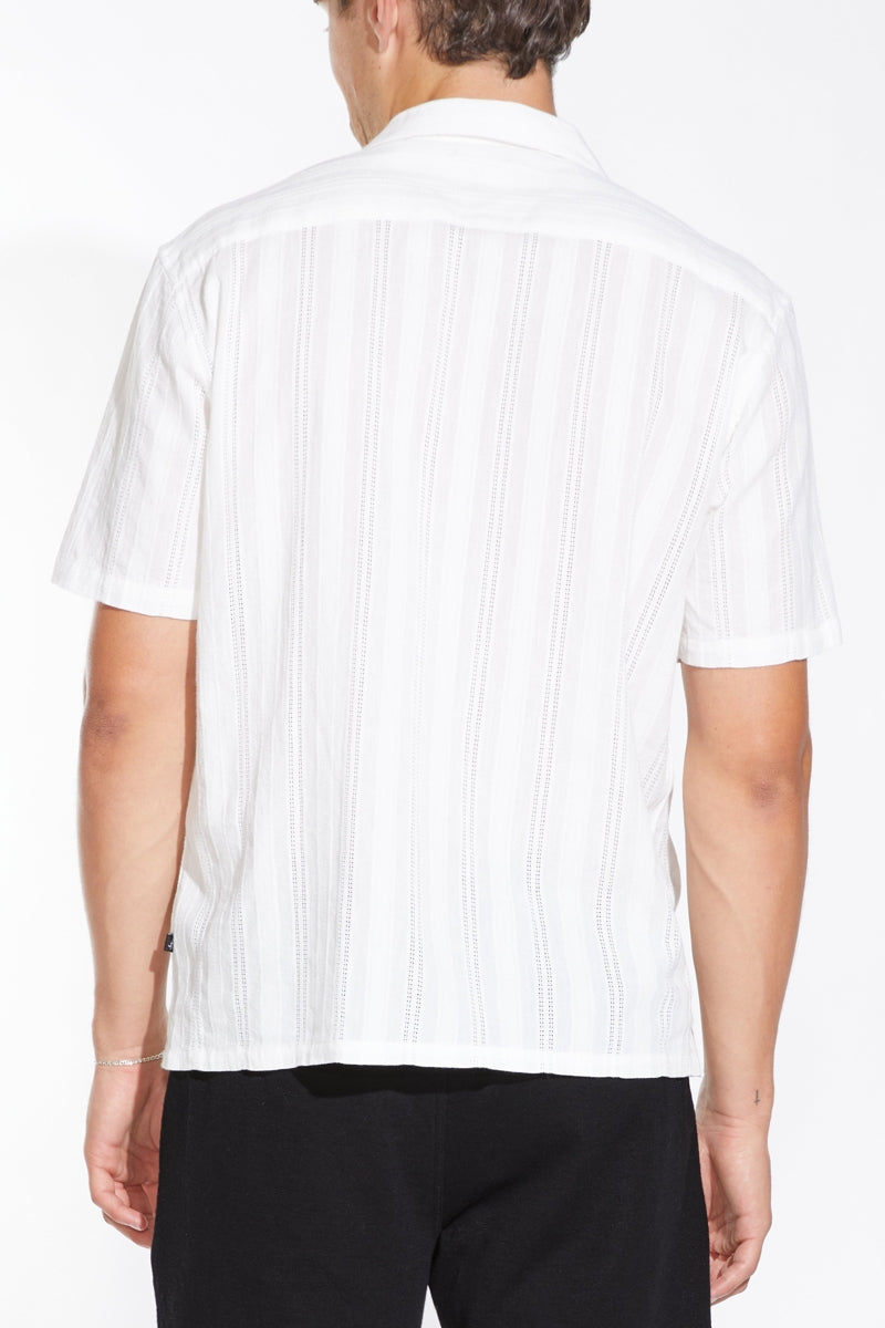 Wholesale,Civil Society, Civil Society White Stripe Textured Jacquard Shirt, White, Extra Large-48-TagXL