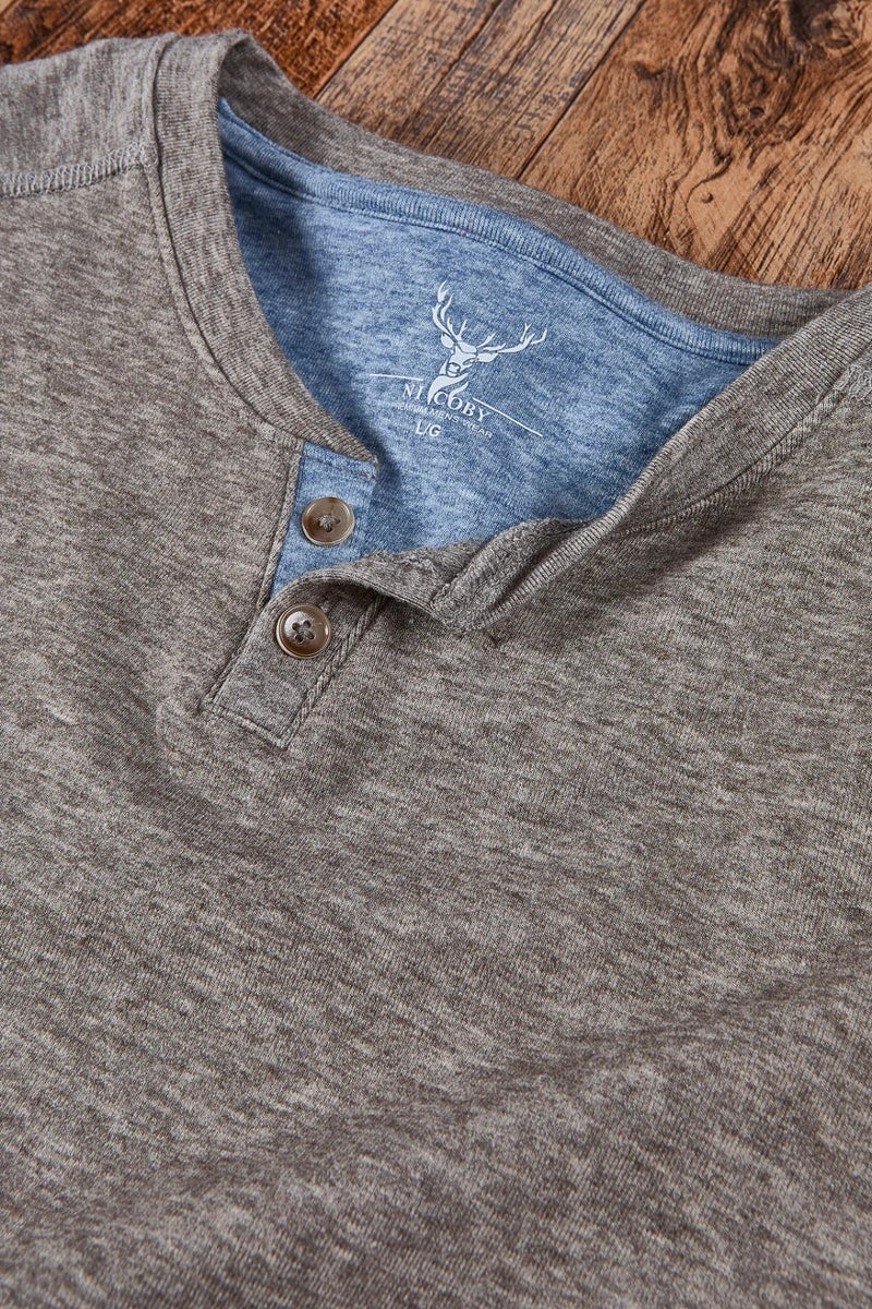 Wholesale,Nicoby Age of Wisdom, Nicoby Age of Wisdom Brown Key Hole Henley, Brown, Medium-43-TagM