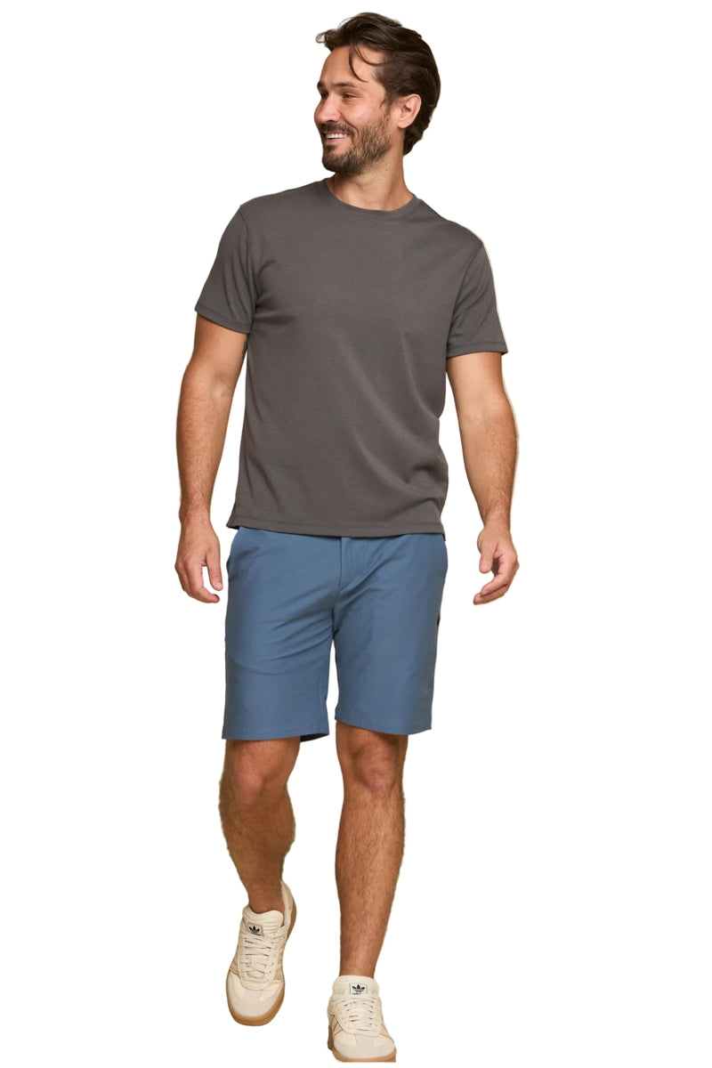 Wholesale,Fundamental Coast, Fundamental Coast Dark Shadow Stretch Tee, Grey, Medium-42-TagMLarge-45-TagLExtra Large-48-TagXL