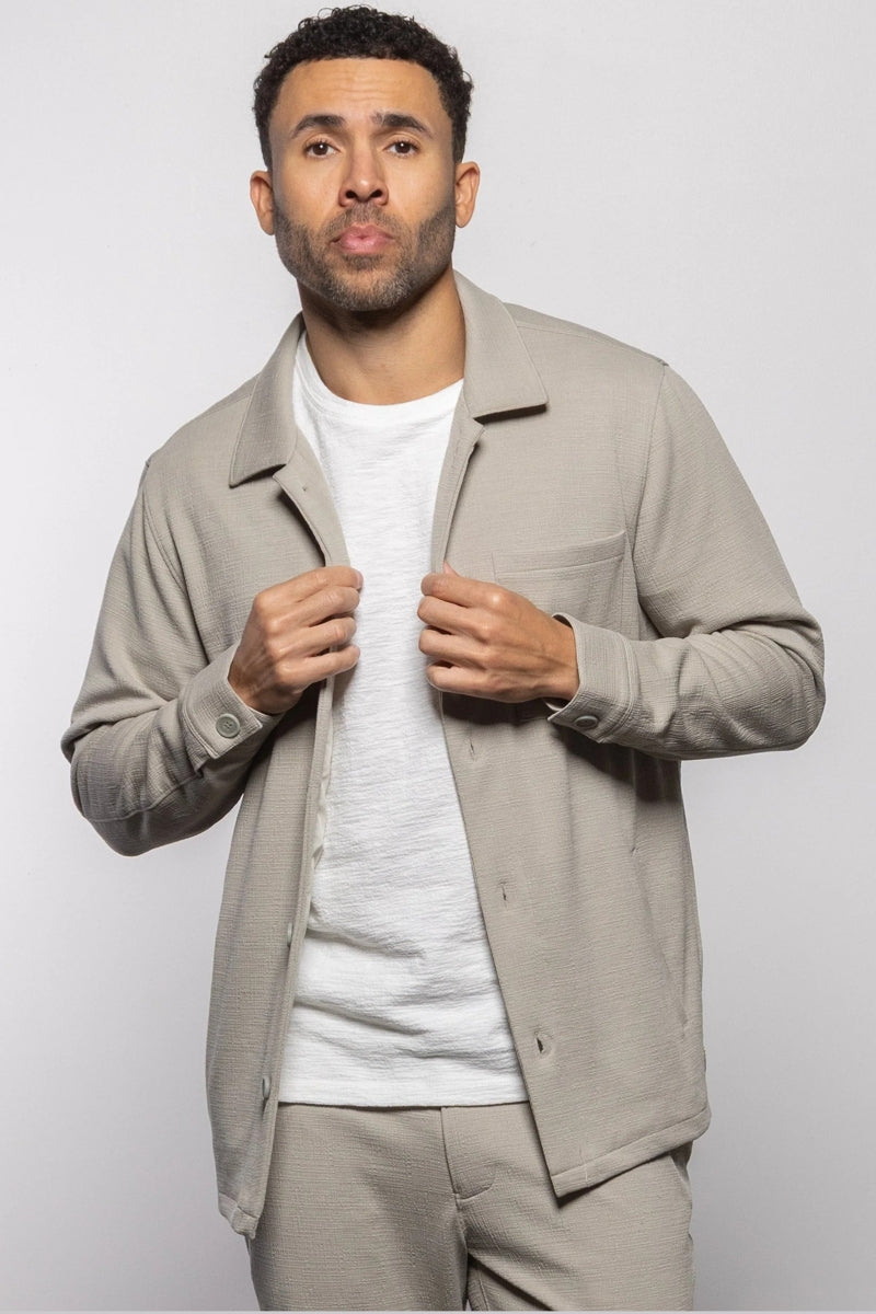 Wholesale,Mason Cruz, Mason Cruz Light Beige Lined Shacket, Tan, Medium-44-TagMLarge-46-TagLExtra Large-48-TagXL