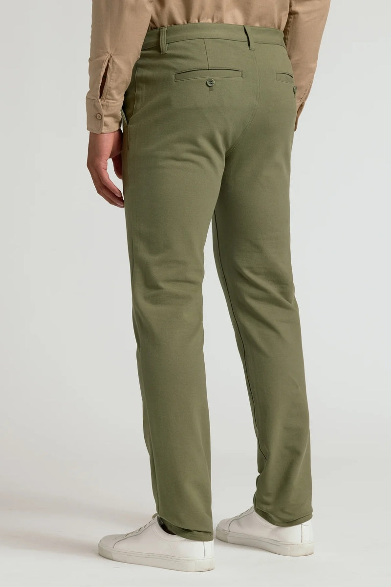 Wholesale,True Classic, True Classic Military Green Straight Fit Classic Chino Pant, Green, 32W-30L-Tag32