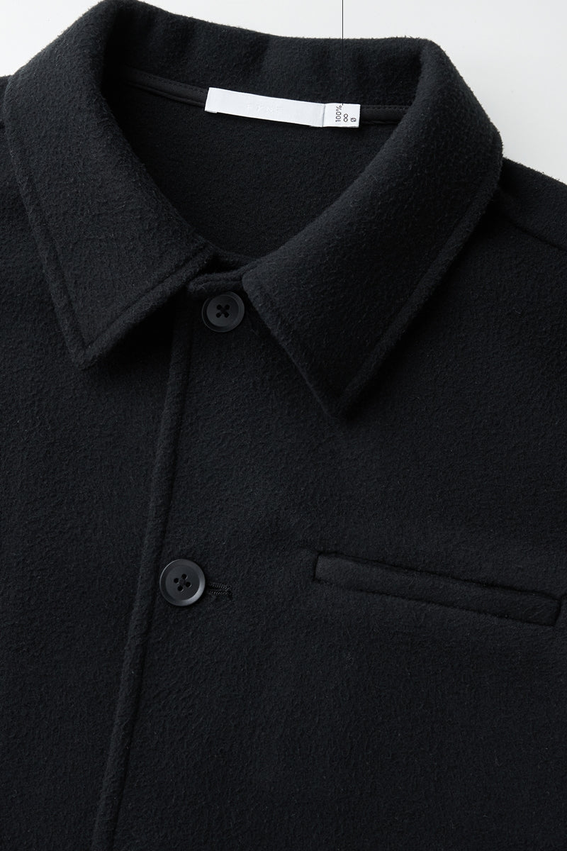 Direct From Brand,FYNE, FYNE Black Brushed Water-repellent Fleece Jacket, Black, Extra Large-48-TagXL