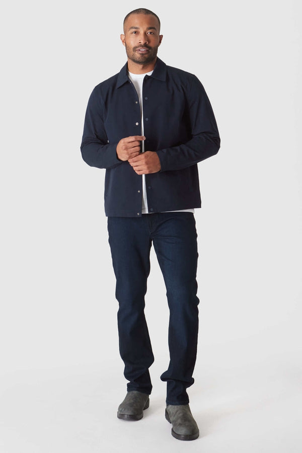 True Classic Navy Added Stretch Twill Jacket