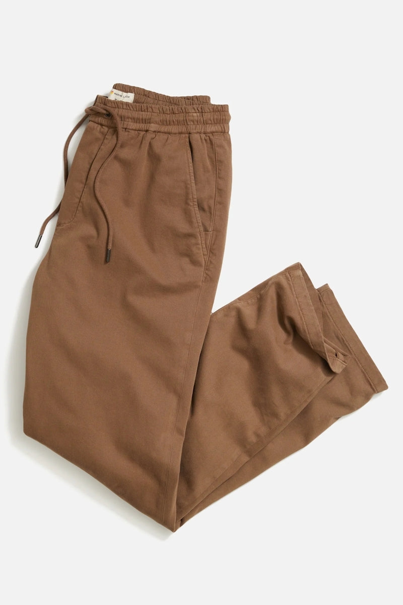 Wholesale,Marine Layer, Marine Layer Brown Relaxed Fit Twill Pant, Brown, 32W-30L-TagM