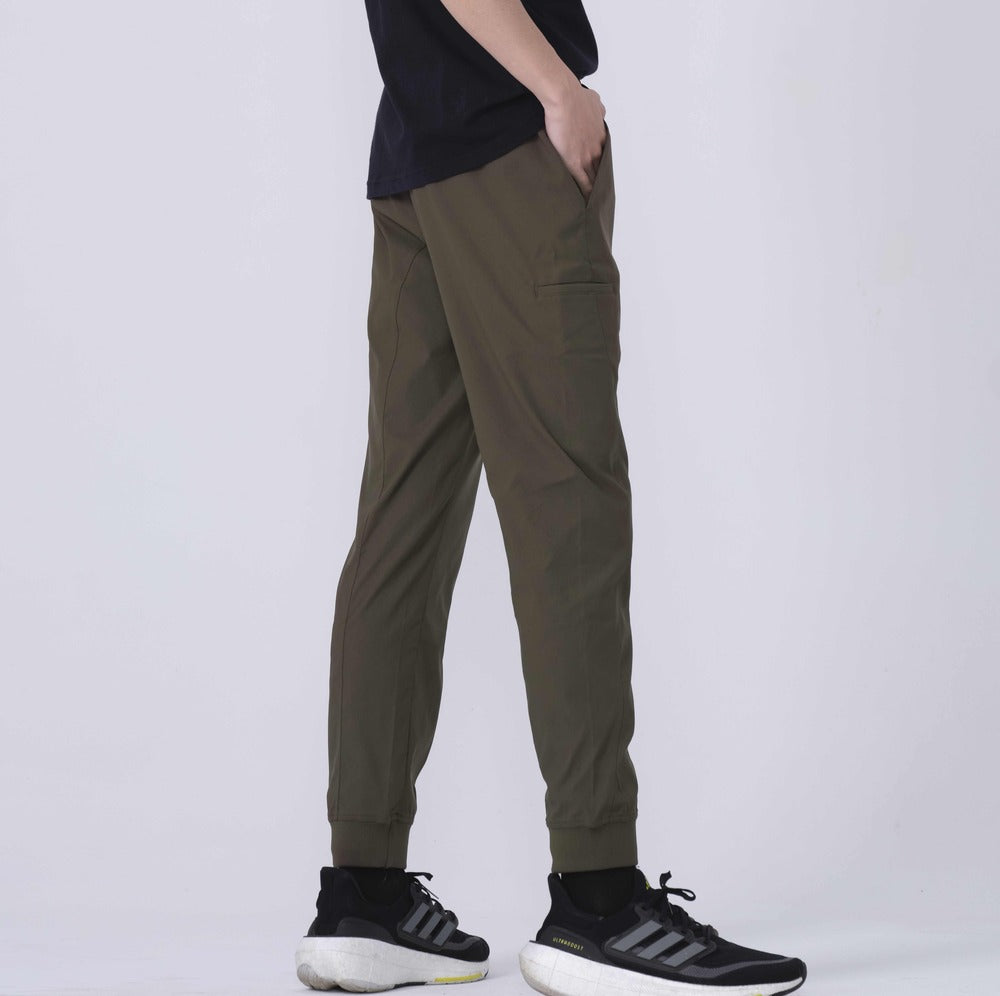 Direct From Brand,PROFI, PROFI Forest Green Multi-Functional Sun protection and UV resistance Sporty Joggers, Green, 31W-28L-TagM