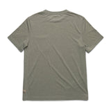 Surfside Supply Pastel Olive Green Burnout Raw Edge Tshirt With Front Pocket
