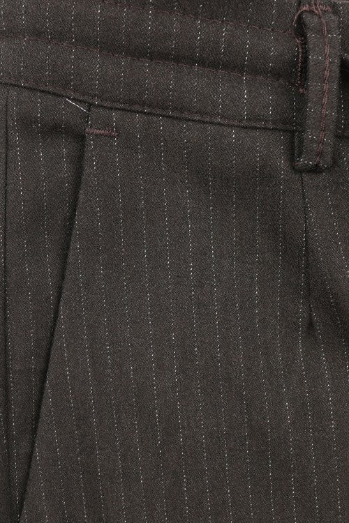 Wholesale,Jakamen, Jakamen Brown Pinstripe Drawstring Flannel Pant, Brown, 35W-30L-Tag35