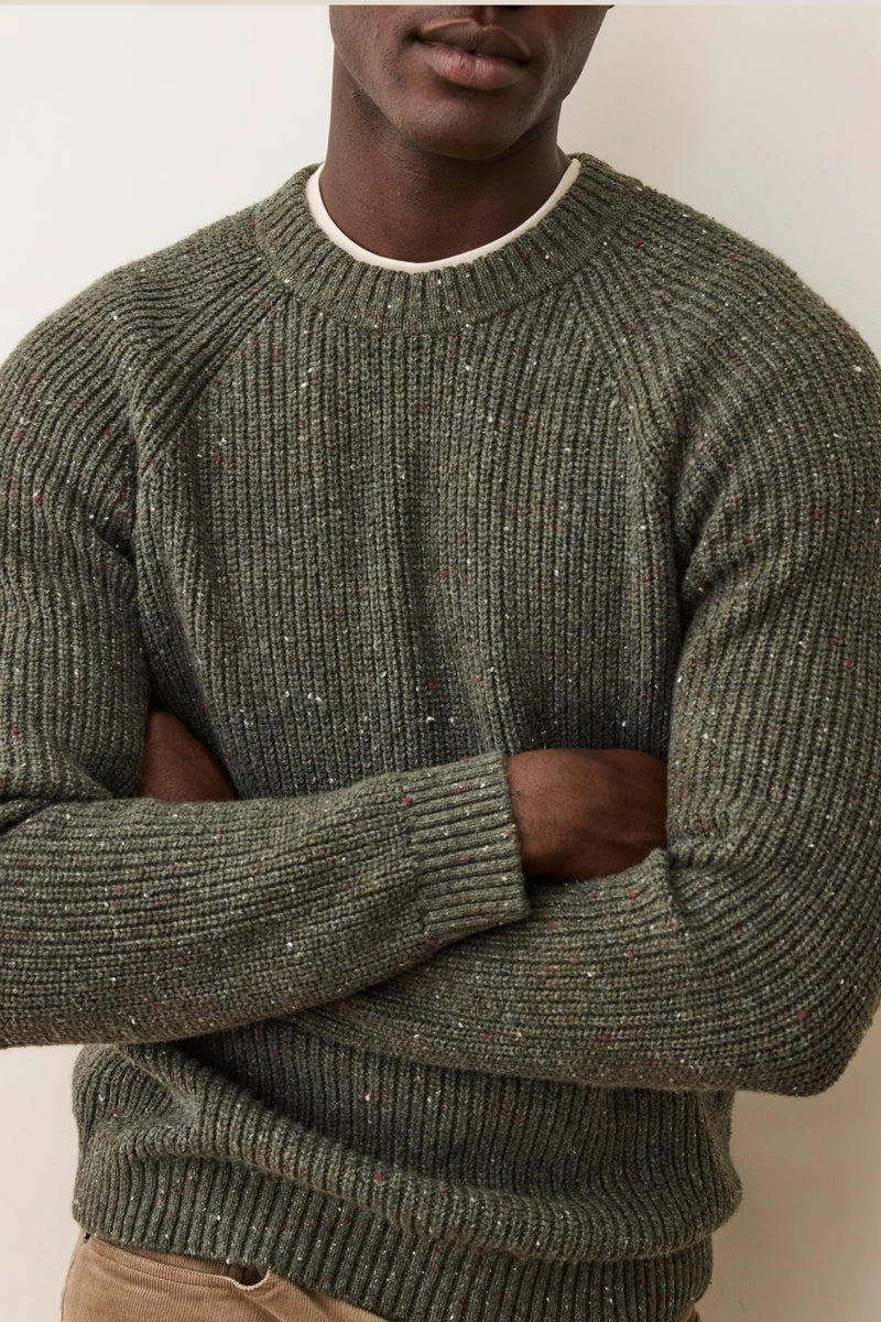 Wholesale,Marine Layer, Marine Layer GreenTextured Merino Wool Blend Sweater, Green, Extra Extra Large-50-TagXXL