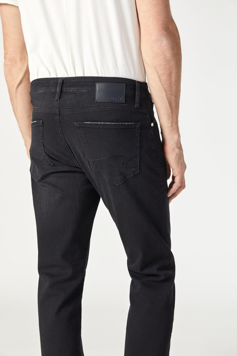 Wholesale,Mavi, Mavi Coal Black Feather Zach Straight Leg Jeans, Black, 32W-34L-Tag32