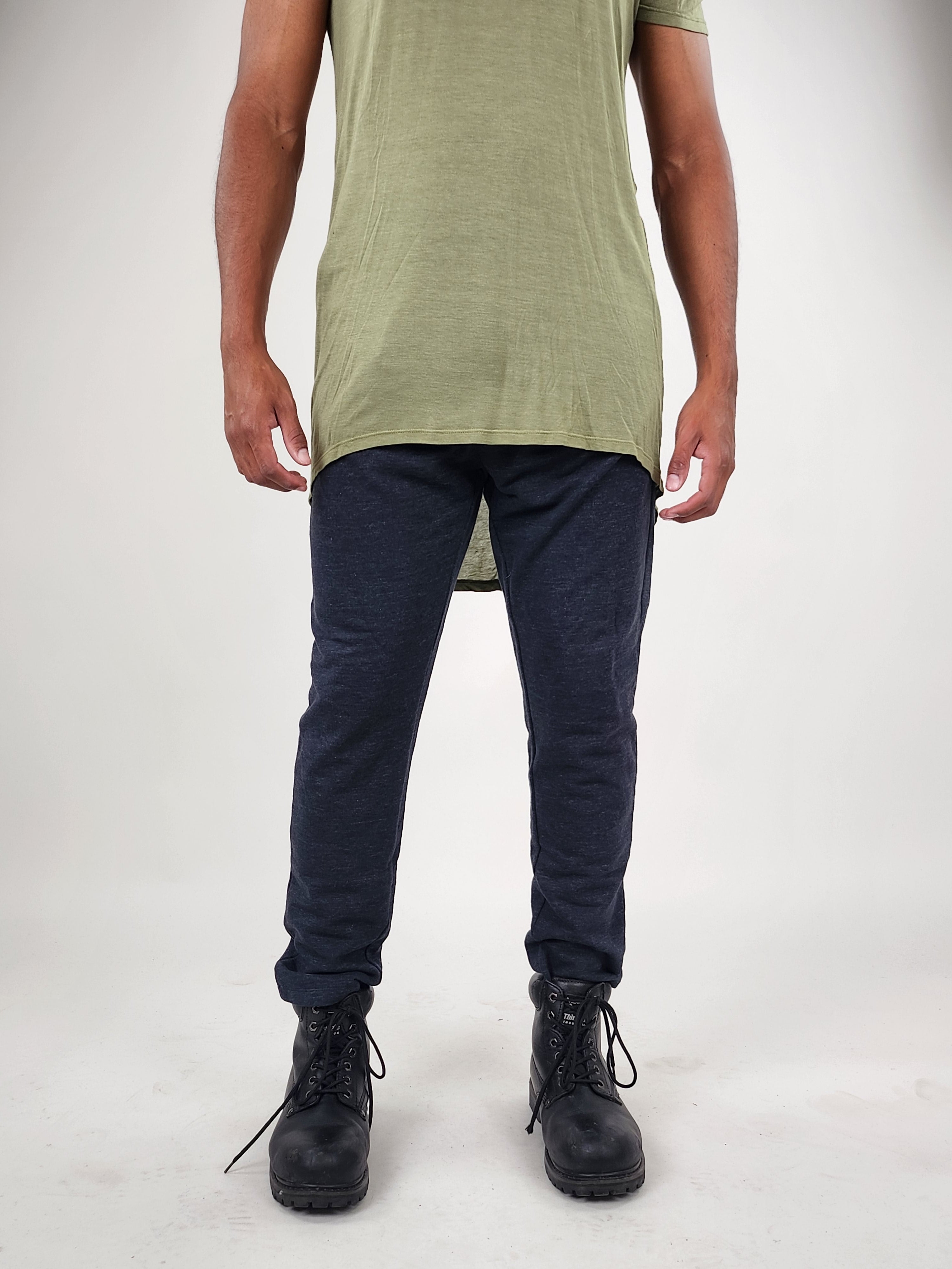 Wholesale,Reesedeluca, Reese De Luca Black Stretch Knit Pants with Waistband, Black, 28W-29L-TagM