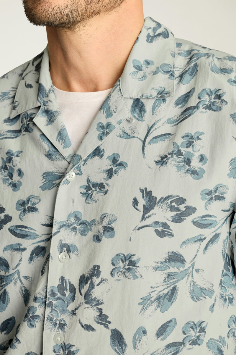 Wholesale,Bonobos, Bonobos Blue Daylight Floral Print Shirt, Blue, Small-41-TagS